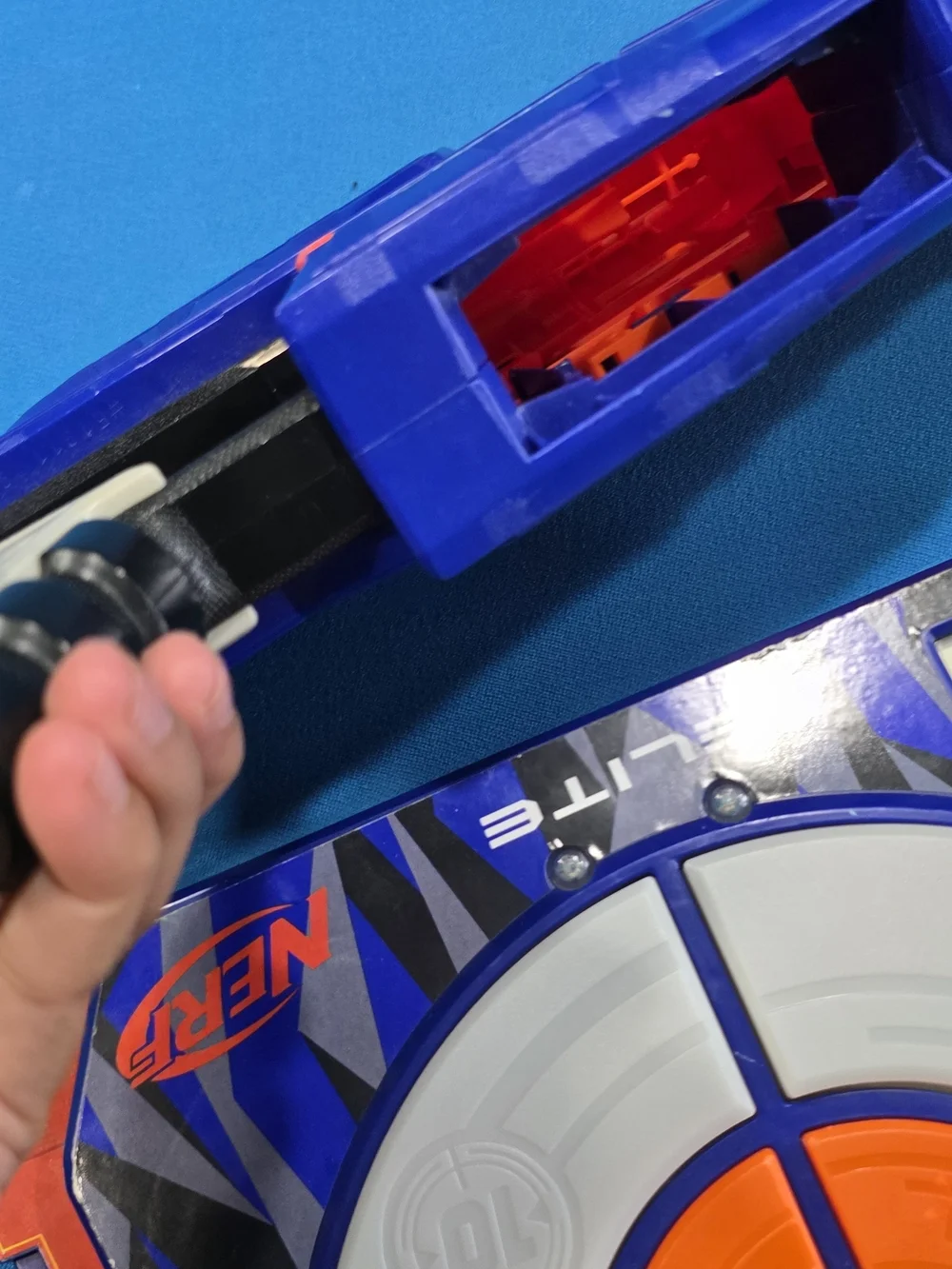 NERF Elite Delta Trooper Electronic Target - Blue & Orange